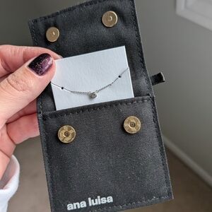 Ana Luisa White Gold Diamond Necklace